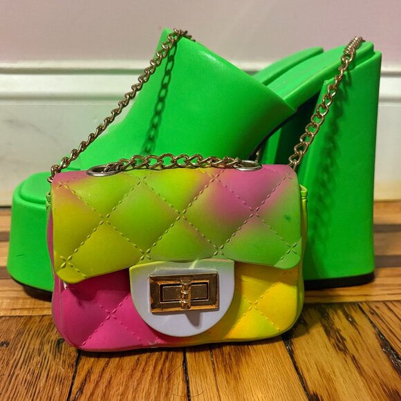 Neon Multicolor Mini Pocketbook - Picture 2 of 4
